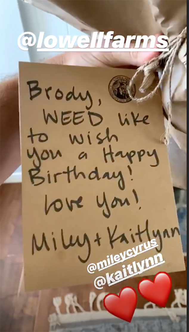 Miley Cyrus, Kaitlynn Carter, Brody Jenner Miley Cyrus, Kaitlynn Carter, Brody Jenner